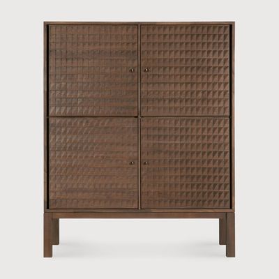 Sono cupboard - Light brown - 116 x 48 x 144 cm (10115349)
