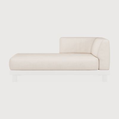 Monocle outdoor modular sofa cushion set - White - 166 x 83 x 44 cm (10121230)