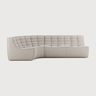 N701 modular sofa set - Beige - 260 x 120 x 76 cm (10S22002)