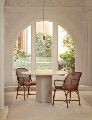 Frames upholstered dining armchair | Indoor Furniture