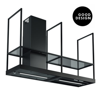 Kitchen Hood - T Shelf Ev8 Bk Matt A180 2