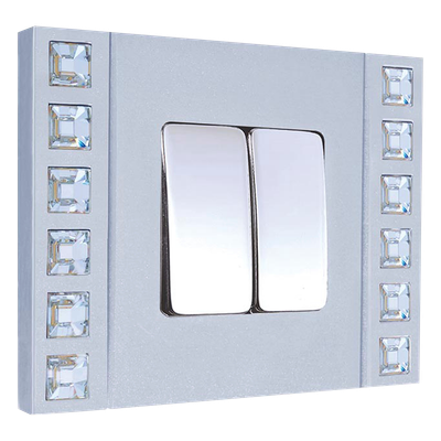 DOUBLE-KEY SWITCH CRYSTAL DE LUXE SAND COLLECTION