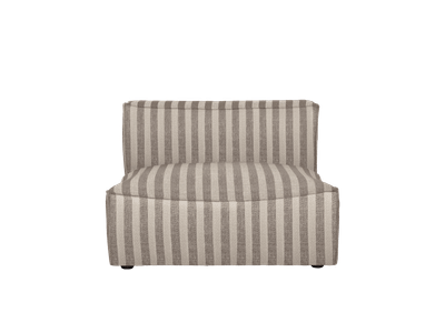 Catena Sofa Center L100 - Louisiana - Sand/Off-White