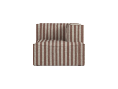 Catena Sofa Chaise Longue Right S601 - Louisiana - Sand/Chocolate