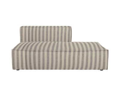 Catena Sofa Open End Right L301 - Louisiana - Sand/Off-White