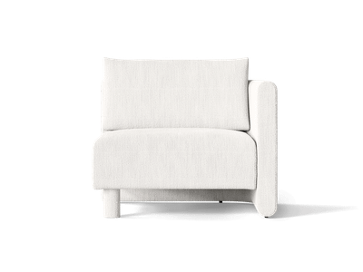 Dase Sofa Armrest Right - Bouclé - Off-white