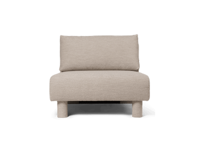 Dase Sofa Center - Soft Bouclé - Natural