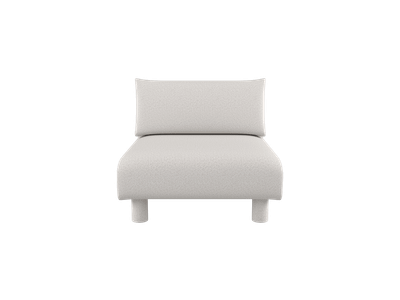 Dase Sofa Center - Soft Bouclé - Off-white/Sand