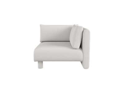 Dase Sofa Corner - Soft Bouclé - Off-white/Sand