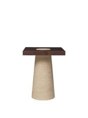 Grova Side Table - Travertine