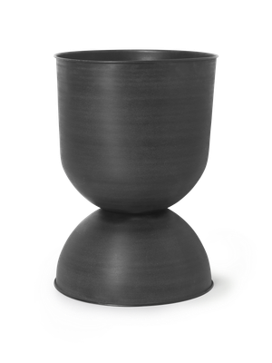 Hourglass Pot - Large - Black