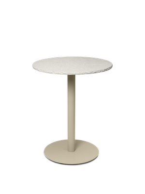 Mineral Café Table - Bianco Curia - Cashmere