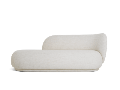 Rico Divan Right - Bouclé - Off-white