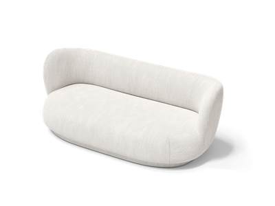Rico Lounger Sofa - Bouclé - Off-white