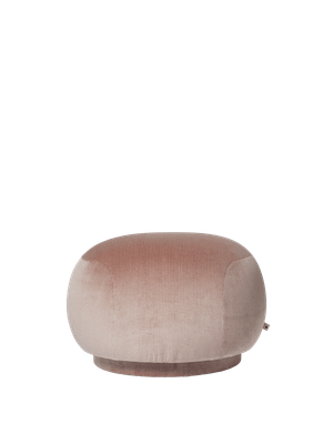 Rico Pouf - Devoré Velvet - Blush