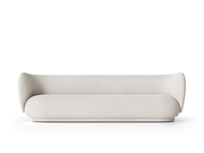Rico Sofa 4-seater - Bouclé - Off-White