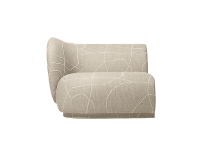 Rico Sofa Armrest Left - Can Lis - Sand/Off-White
