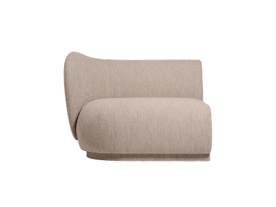 Rico Sofa Armrest Left - Soft Bouclé - Natural