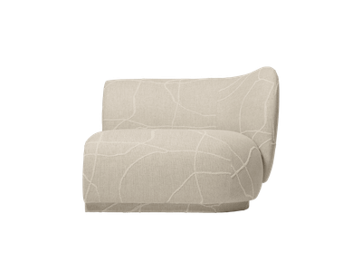 Rico Sofa Armrest Right - Can Lis - Sand/Off-White