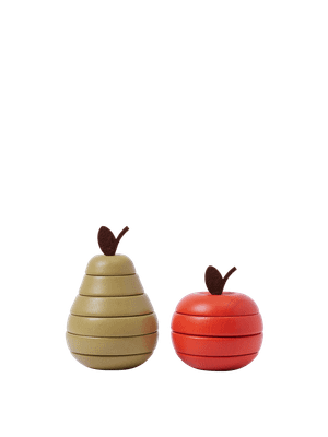 Stacking Apple and Pear - Set of 2 - Multi