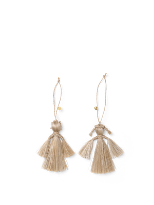 Wing Angels - Natural - Set of 2