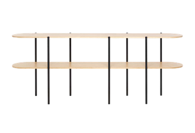 Sonia shelving system - low - Oak