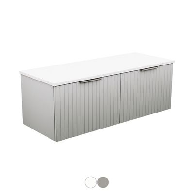 Bayview 1200 Double Bowl Wall Hung Vanity