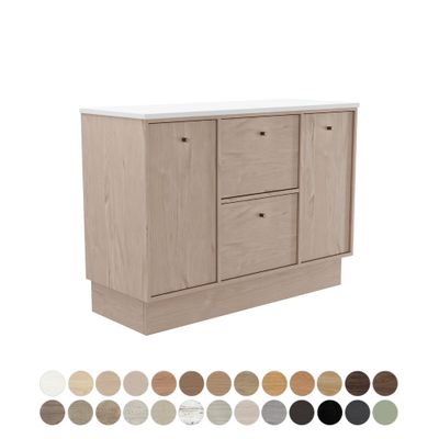 Cierra 1200 Single Bowl Floor Standing Vanity