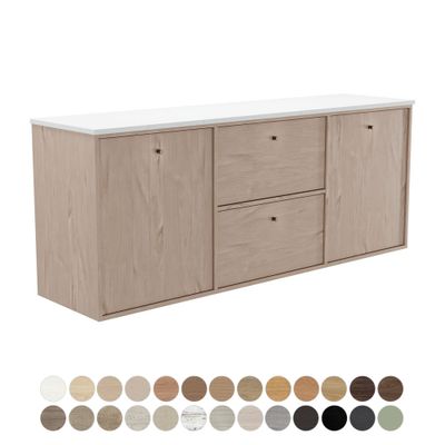 Cierra 1800 Single Bowl Wall Hung Vanity