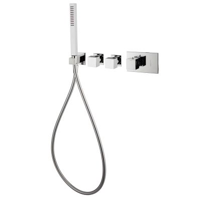 Built-in single lever bath/shower mixer with two outlets F3968X2