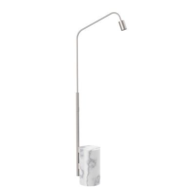 Freestanding shower column MARMOREA with white marble Carrara base F5971RB