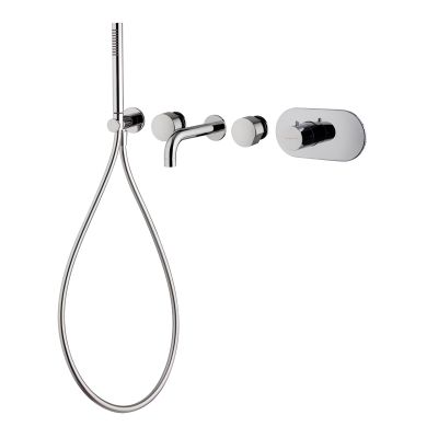Two outlets thermostatic built in bath mixer F3179X2