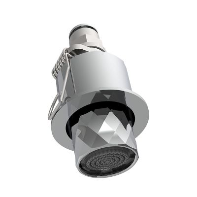 Concealed micro shower head with spring fastening system, Texture X F3710XE