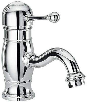 Melrose 70 Wash basin mixer, 150 mm high, center distance 130 mm long, with pop-up drain and pull-rod
