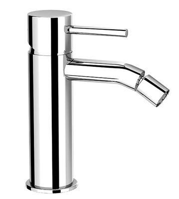 Cleo 84 Bidet mixer, 170 mm high, center distance 116 mm long, with clic/clac pop-up drain