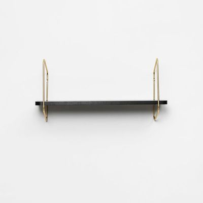 Urban Nomad Wall Shelf / 68x24 cm / Gold / Black