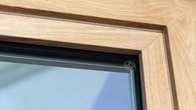 PVC windows with an aesthetic wood look