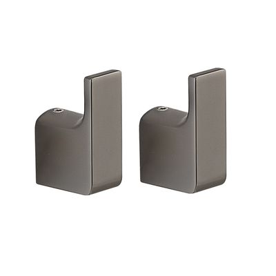 Pirenei 2 hooks gun metal (pvd plated)