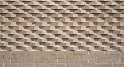 GIMA - Qualität aus Ton - Facade relief with a textile look