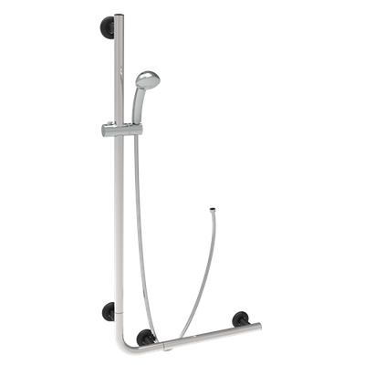 Saliscendi Doccia di sostegno cm. 60X120 – Leonardo Inox