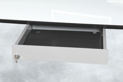 Laptop draw with lock