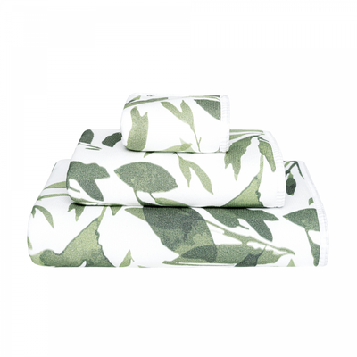Luxurious printed towels made in Portugal.