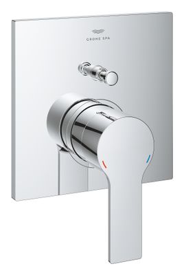 Single-lever mixer with 2-way diverter
