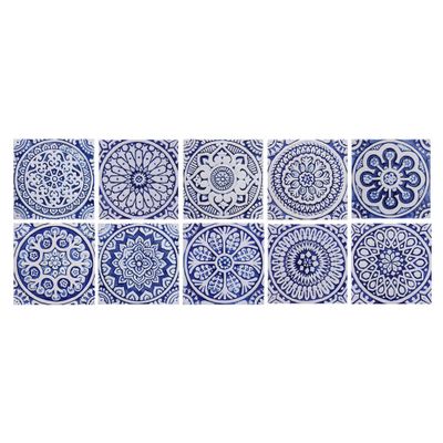Handmade Tiles Set10 Blue [20cm/7.8"]
