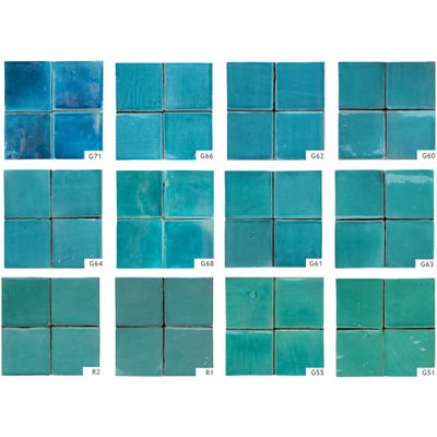 Handmade tiles - Field tiles colors #1