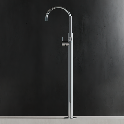 Freestanding Single Lever Bath U Curve Spout C35.0031