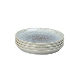 Halo Speckle Set of 4 Coupe Dinner Plates