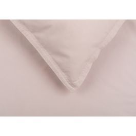 Washed Cotton Soft Blush Fitted Sheet Super King