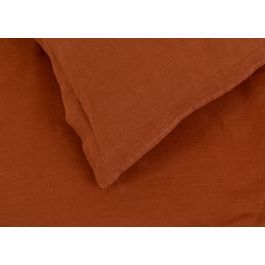 Washed Linen Cinnamon Bed Linen