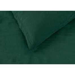 Washed Linen Forest Green Bed Linen